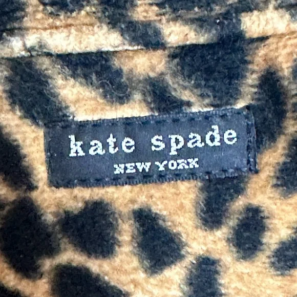 Vintage Kate Spade Faux Fur Leopard Print Mini Handbag - Picture 8 of 16